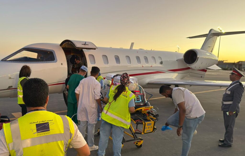 وزارة الصحة و الحماية الاجتماعية تؤمن نقلا جويا استعجاليا لرضيع حديث الولادة في وضعية حرجة