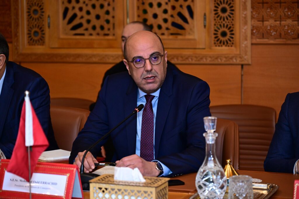 مباحثات هامة تجمع رئيس مجلس المستشارين بنائب رئيس مجلس النواب المكسيكي