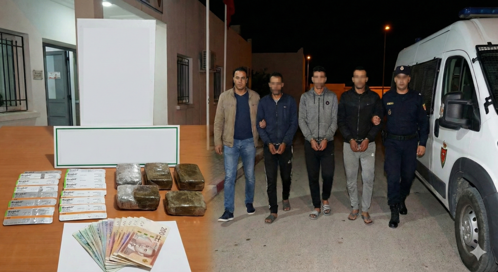 أمن الداخلة يحبط عملية ترويج للمخدرات ويوقف ثلاثة مشتبه فيهم