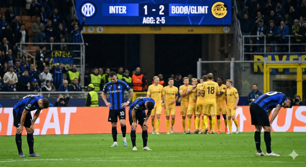 إنتر ميلان يودّع أوروبا بصدمة مدوية أمام بودو غليمت