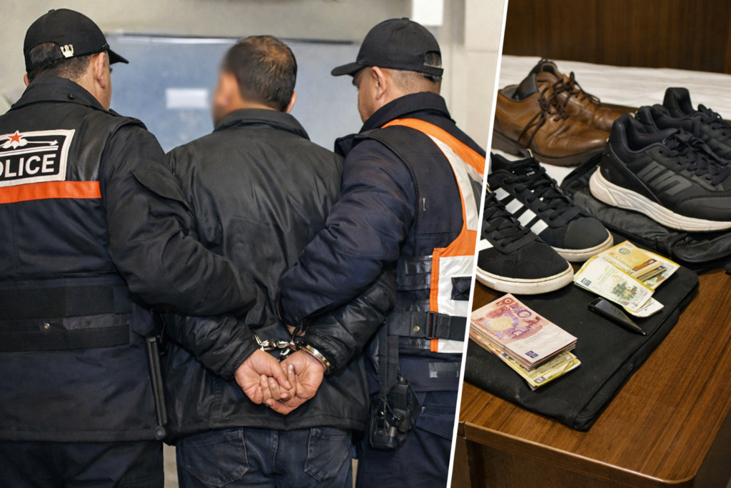 توقيف سارق أحذية المصلين داخل مسجد بالعيون